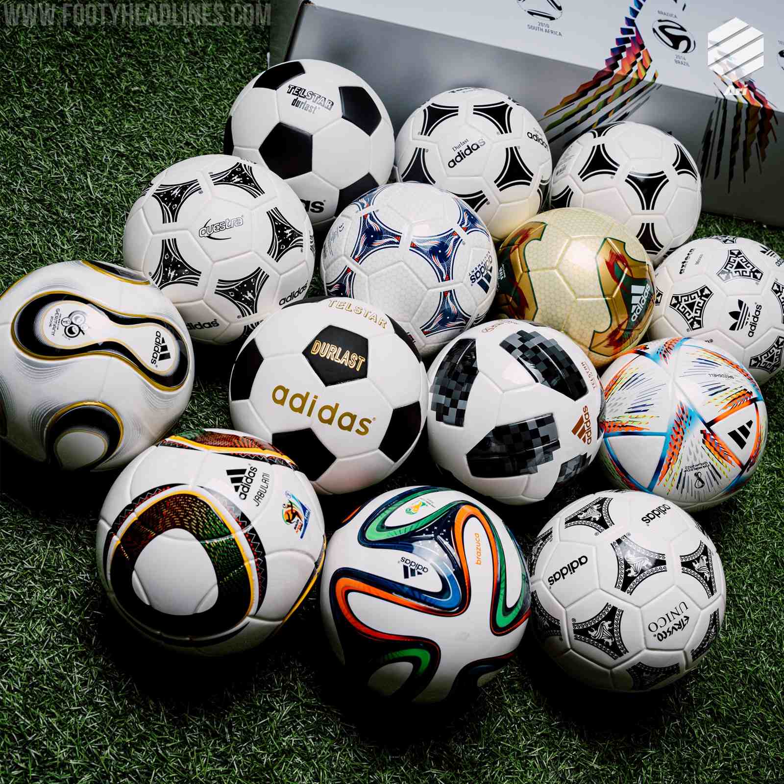 Adidas World Cup mini ball collection. 1970 thru 2022. Own a
