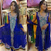 Silver Work Blue Kameez