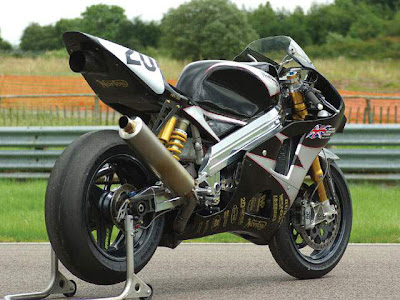 2010 Norton NRV588 Race Rear Angle View