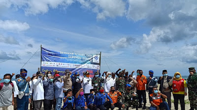 Peringati Sumpah Pemuda, Gerakan Rehabilitasi Terumbu Karang diluncurkan di Pulau Badul