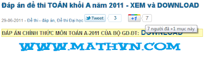 Nếu bài viết hữu ích, hãy nhấp nút +1 (Google +1)