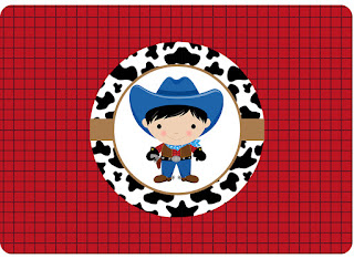 Cowboy Babies, Free Printable  Labels.