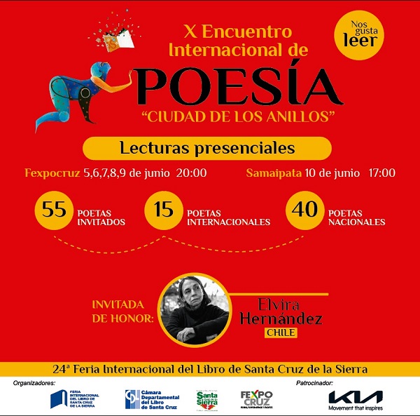 Encuentro Internacional de Poesía “Ciudad de  los Anillos” celebra sus 10 años con poetas de 16 países