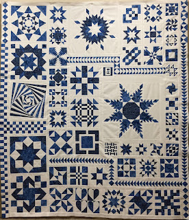 Blue and Whilte Sample Quilt