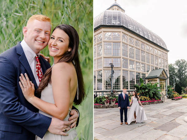 Rawlings Conservatory Engagement Session photographed by Heather Ryan Photography