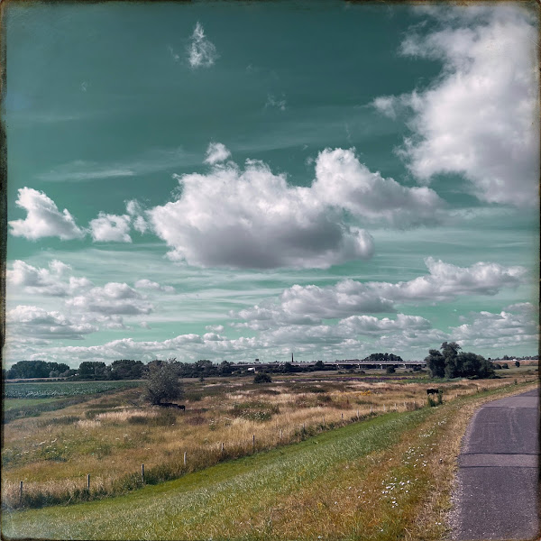 Landschap met wolken