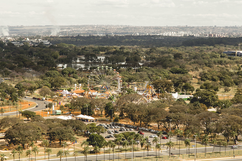 Parque da Cidade visto da Torre de TV de Brasilia