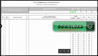 Aplikasi Untuk Analisis Soal Pilihan Ganda (PG) Otomatis File Excel
