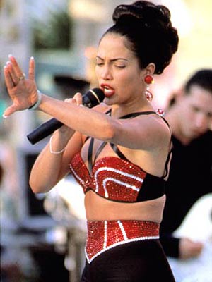 Portrayed by a young Jennifer Lopez'Selena' was a successful Tejano singer