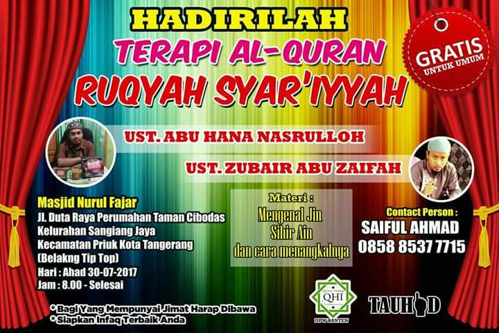 Terapi Al-Qur'an Ruqyah Syar'iyyah di Koya Tangerang