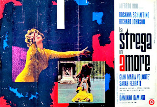 LA STREGA IN AMORE. Italia. Fotocromo: 70 x 50 cms. LAS DIABÓLICAS DEL AMOR. La strega in amore. 1966. Italia. Dirección: Damiano Damiani. Reparto: Richard Johnson, Rosanna Schiaffino, Gian Maria Volonté, Sarah Ferrati, Margherita Guzzinati, Vittorio Venturoli, Ivan Rassimov, Ester Carloni, Giovanni Ivan Scratuglia, Elisabetta Wilding.