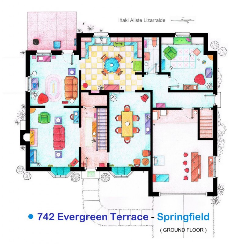 PLANOS DE LA CASA DE LOS SIMPSON : PLANOS DE CASAS GRATIS Y 