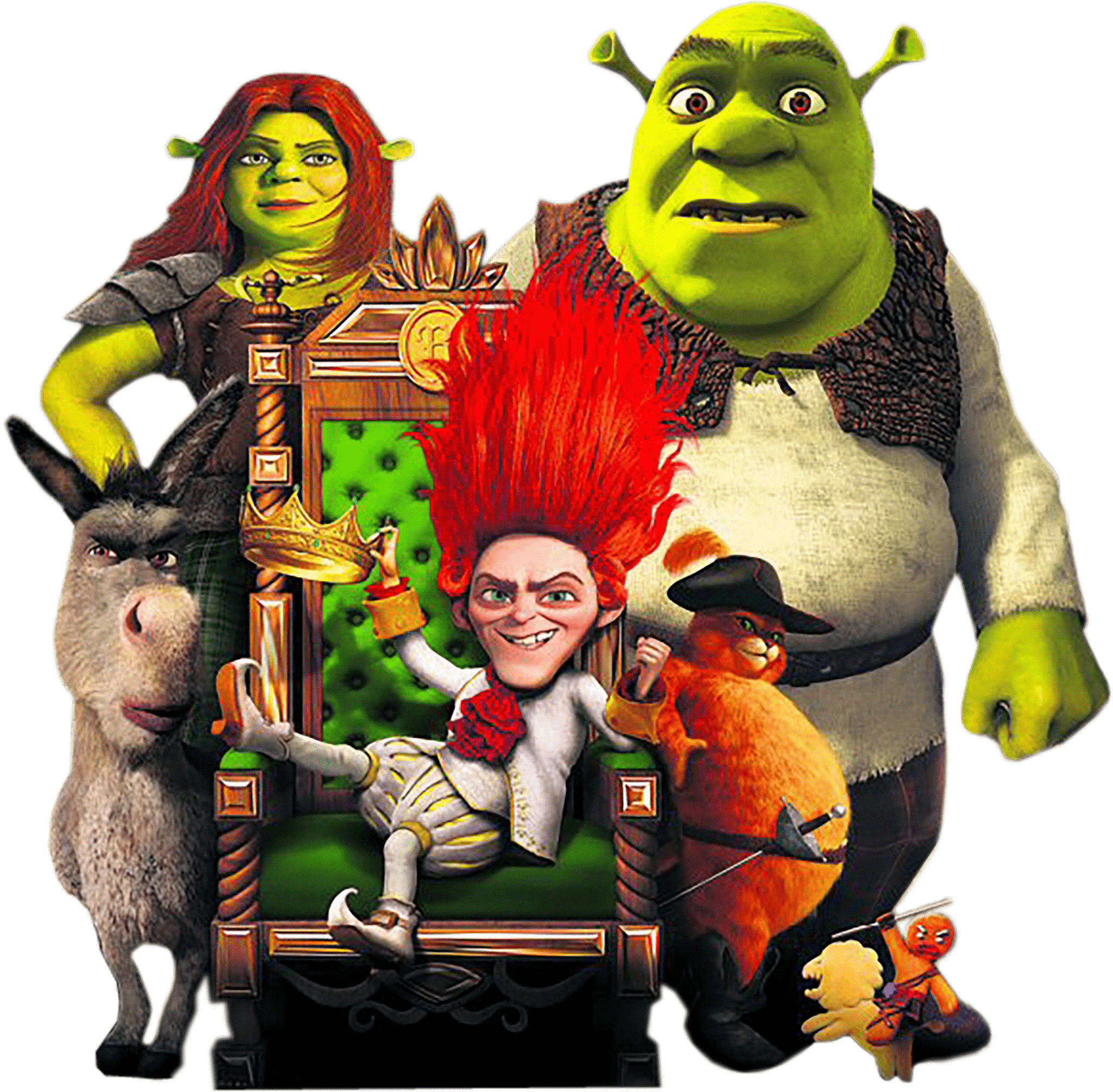 imágenes de Shrek png fondo transparente