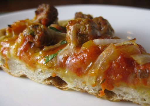 Meatball Tagine Pizza