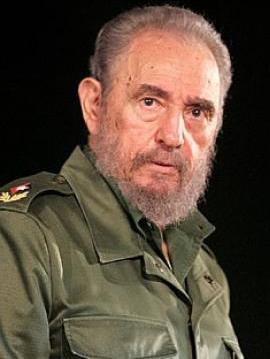 Foto del ex presidente cubano Fidel Castro
