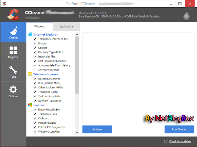 CCleaner - Screenshots