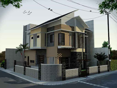  Gambar Desain Rumah Minimalis Modern Pojok-02