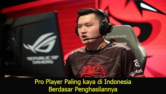 Pro Player Paling kaya di Indonesia Berdasar Penghasilannya