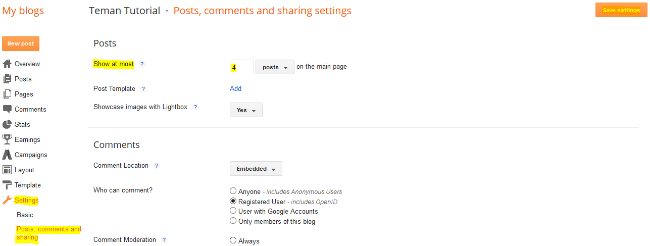 blog platform Blogger akan ditampilkan sejumlah postingan terbaru yang di Cara Membuat Pagination (Navigasi Page Number) di Blog