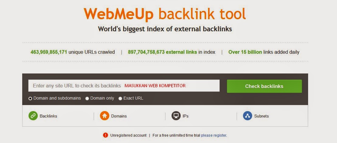 Cara Melihat dan Mendapatkan Backlink Kompetitor  Warna 