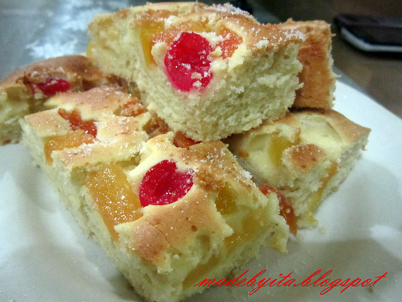 Made by Ita: Kek Pastry Buah-Buahan Campuran