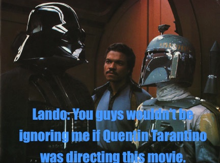 Lando Calrissian as the token black guy in Star Wars Meme Quentin Tarantino Empire Strikes Back 