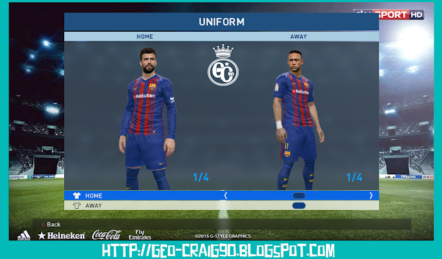 PES 2017 Barcelona Rakuten Kit HD 2017-18 [RUMOR] by Geo_Craig90