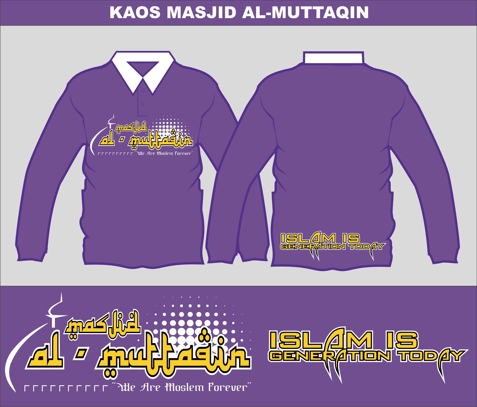 CONTOH DESAIN MASJID ALMUTTAQIN  BLOG ANAK KOMPUTER