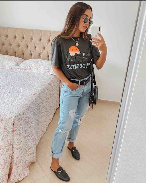 8 ideias de looks com jeans e t-shirt