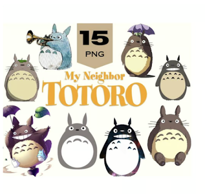 My Neighbor Totoro Png Clipart Bundle Digital Download