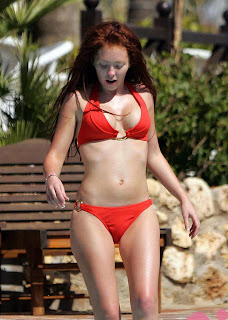 Natasha Hamilton Atomic Kitten Bikini Candids Dubai