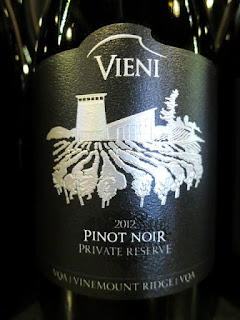 Vieni Pinot Noir Private Reserve 2012 (89+ pts)