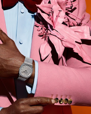 Gucci wristwatch campaign feat Idris Elba