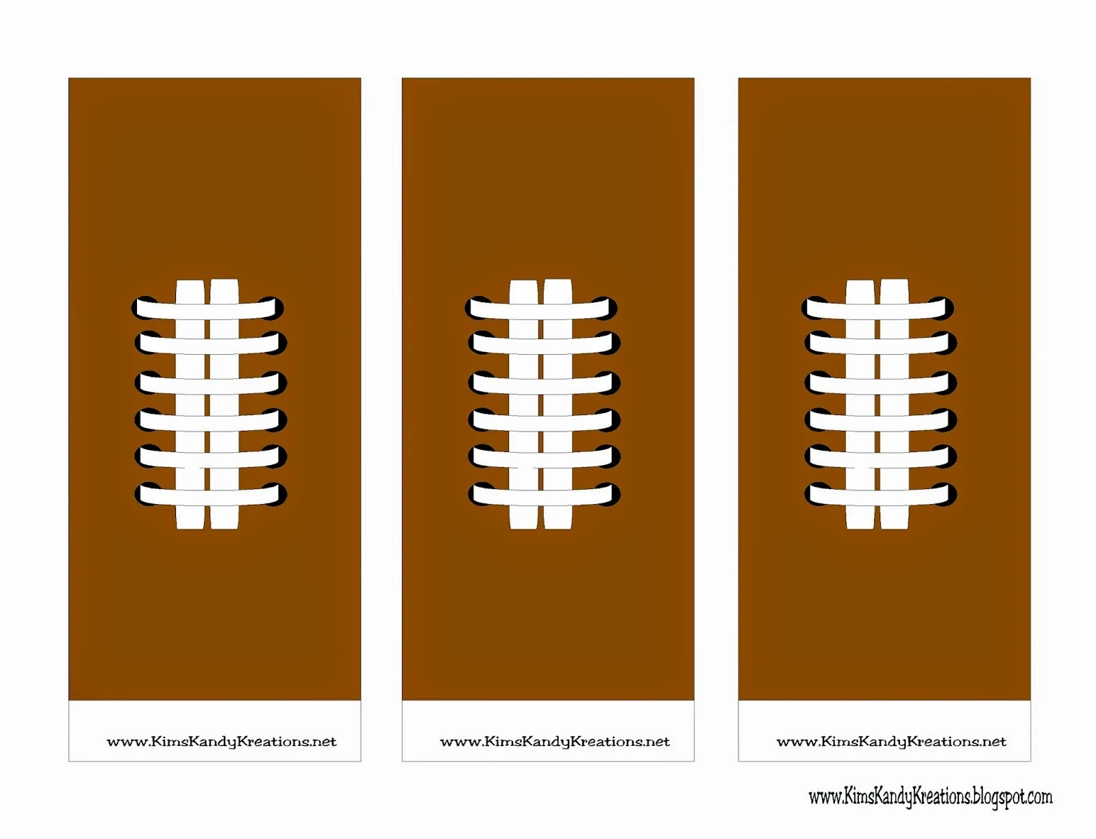 Football: Free Party Printables.