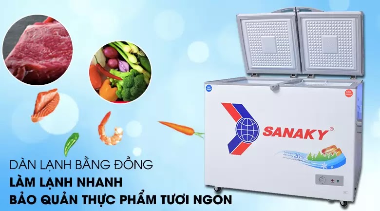 Tủ đông Sanaky VH-285W2 280 lít