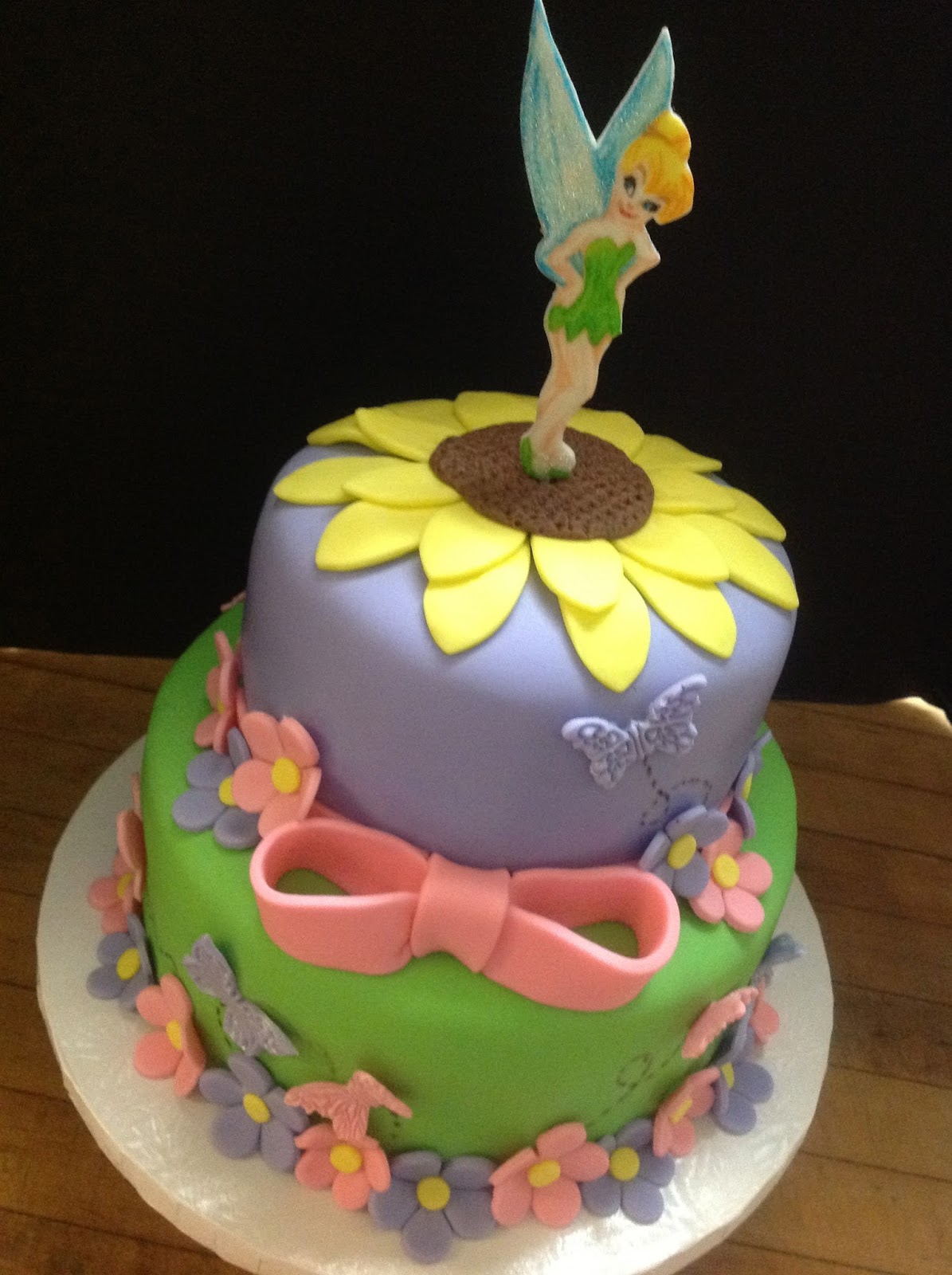 Plumeria Cake  Studio Tinkerbell Birthday  Cake 