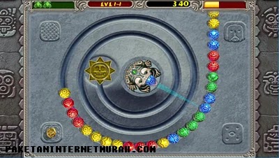Game Zuma PPSSPP .iso Ukuran Kecil
