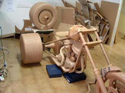 incredible sculptures sculpted from Cardboard Seen On lolpicturegallery.blogspot.com