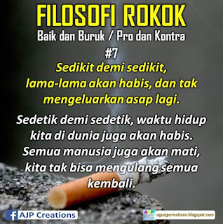  Kata Kata  Bijak  Filosofi Rokok AJP Creations