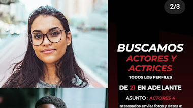 SANTO DOMINGO: Se buscan ACTORES y ACTRICES todos los perfiles de 21 años en adelante