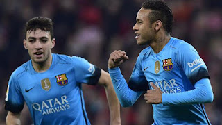 Munir y Neymar ponen los goles en la victoria del Barça en San Mamés