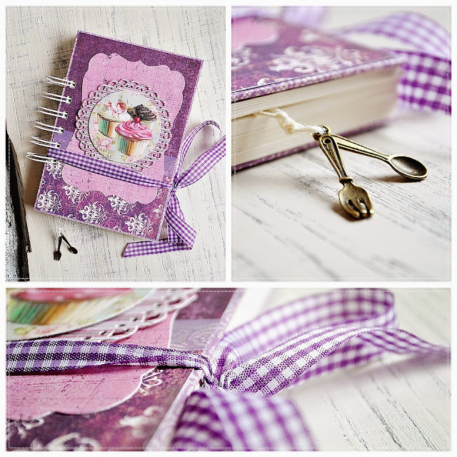 przepiśnik notatnik kulinarny scrapbooking