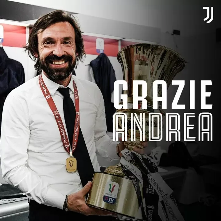 OFFICIAL: Andrea Pirlo has been sacked by Juventus