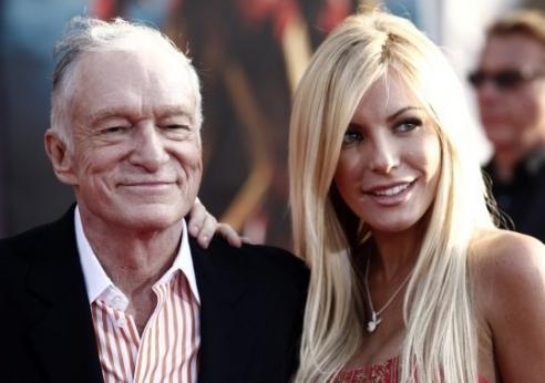 hugh hefner and crystal harris. Hugh Hefner and Crystal Harris