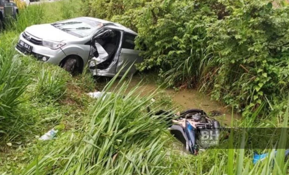 Penunggang motosikal maut rempuh kereta di Kota Belud 