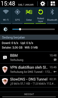  mahalnya quota menciptakan sebagian orang mencari alternative lain supaya sanggup internetan tet Cara Internetan Gratis Menggunakan Slow Dns