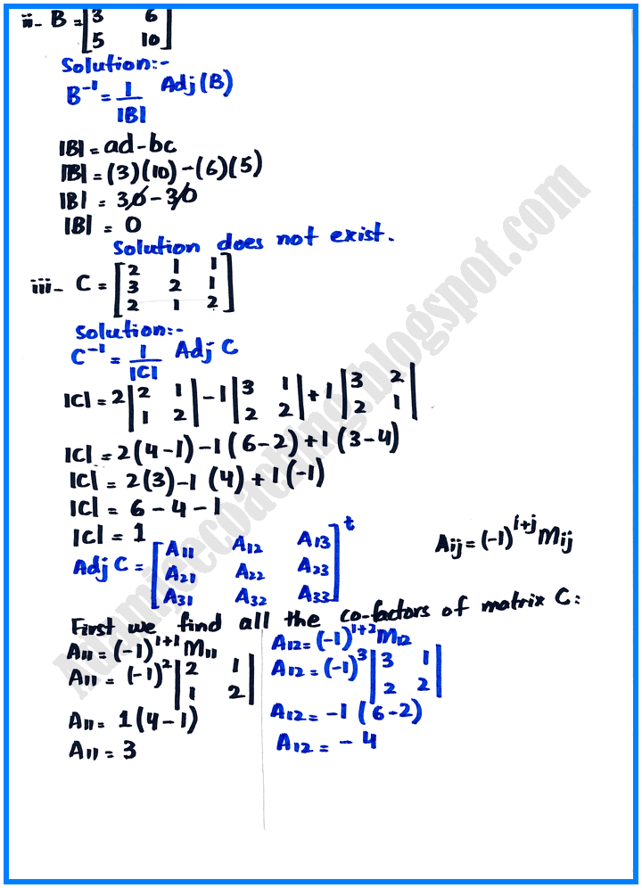 matrices-and-determinants-exercise-19-2-mathematics-10th