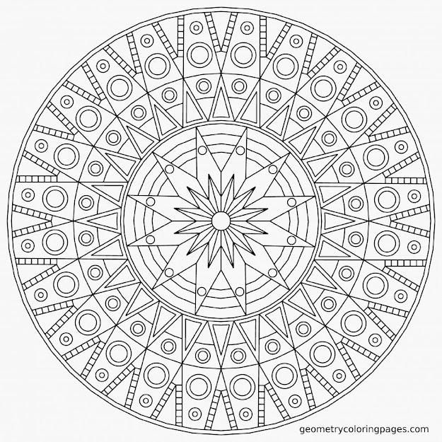 Intricate Mandala Coloring Pages Futpal For Intricate Mandala Coloring Pages 