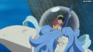 ワンピースアニメ 魚人島編 561話 フカボシ ルフィ | ONE PIECE Episode 561