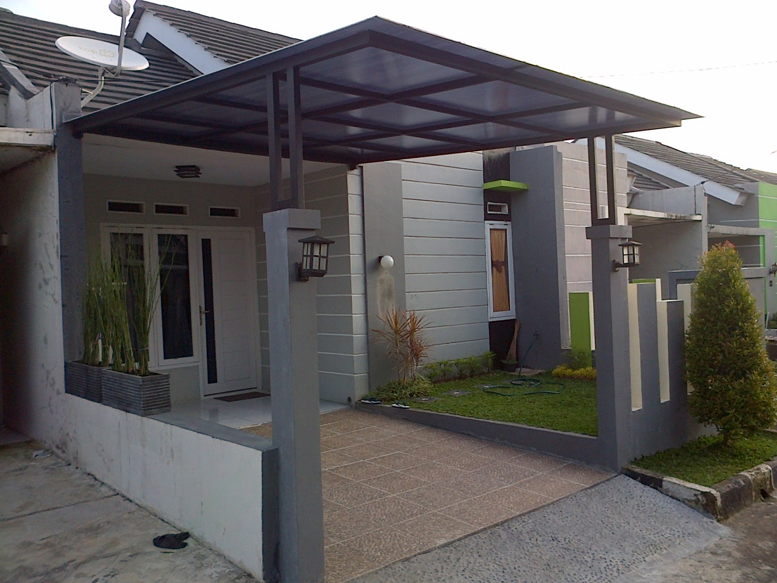 Gambar Desain Rumah Minimalis Dengan 2 Carport Wallpaper Dinding